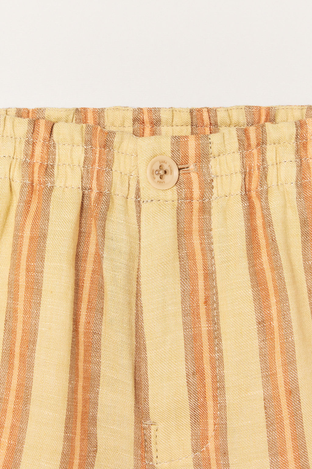 STRIPED 100% LINEN BERMUDA SHORTS LIMITED EDITION - Zara фото 7