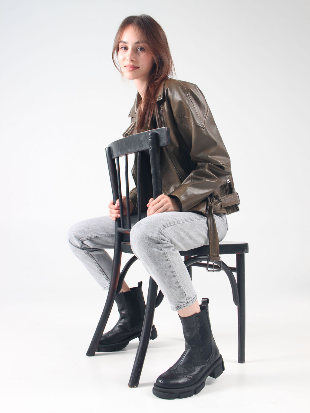 Челси 360.P.21074bl. Черный макс/Байка