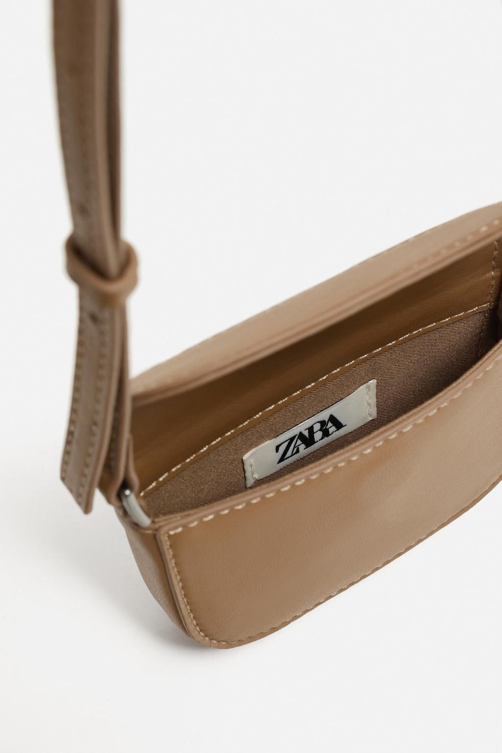 MINI HANDBAG WITH FLAP - Zara фото 7