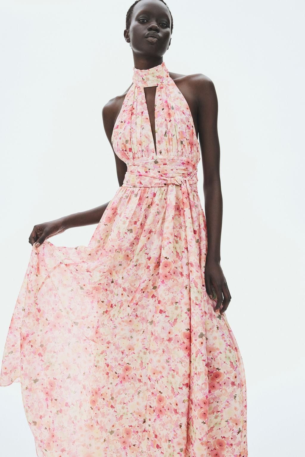 Vestido halter con lazada - H&m фото 3