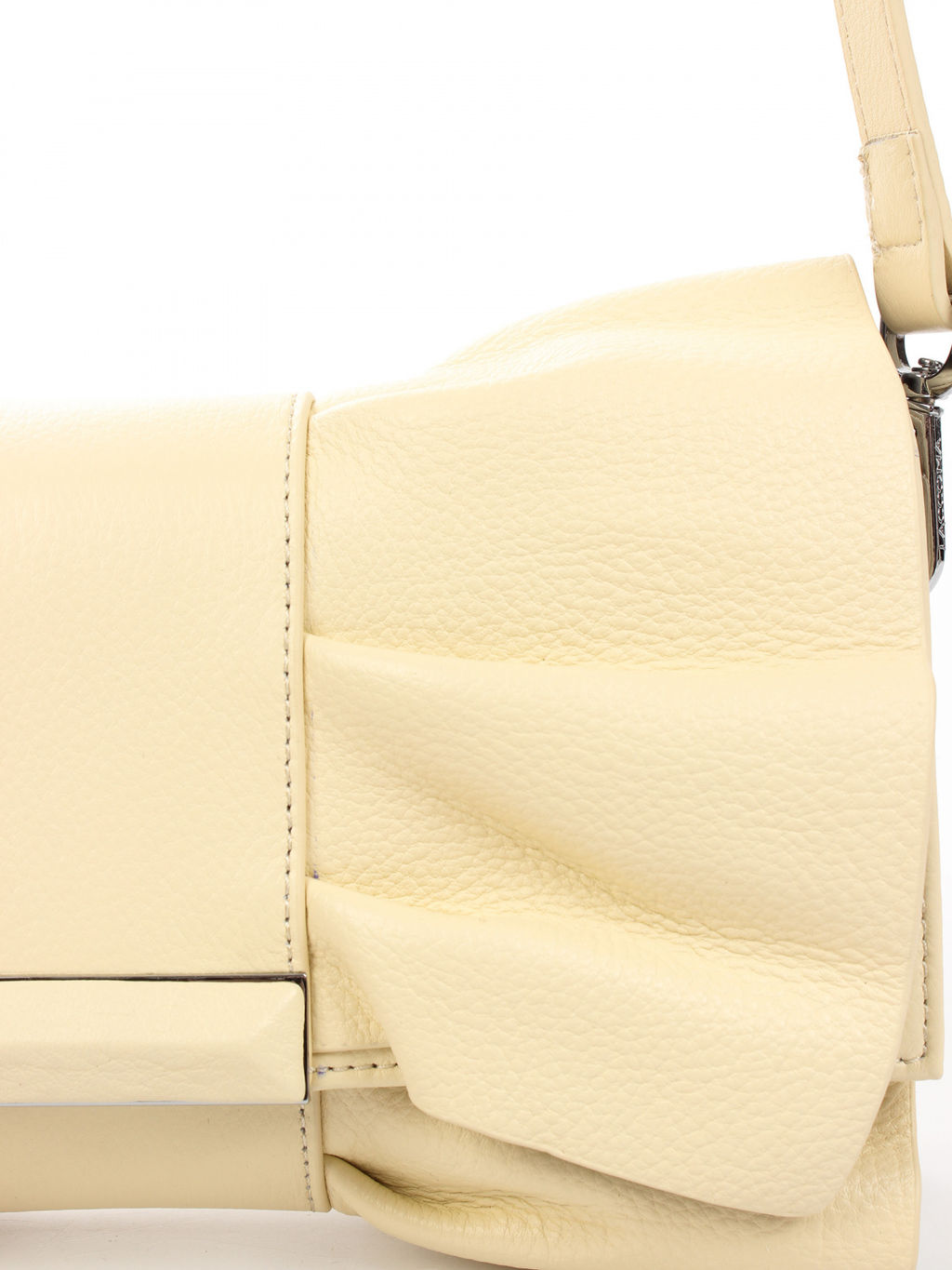 LACCOMA сумка АУ4725-П-светло желтый натуральная кожа фото 3