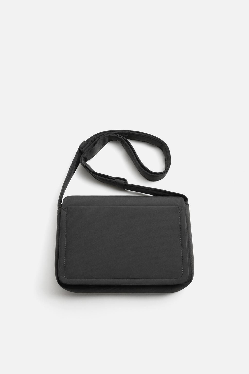 NYLON CROSSBODY BAG WITH FLAP - Zara фото 13