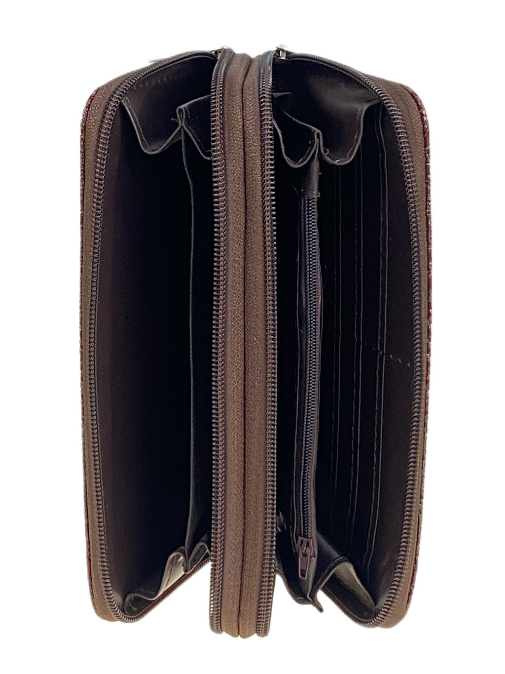 Женское портмоне из искусственной кожи, цвет коричневый - Greta фото 2