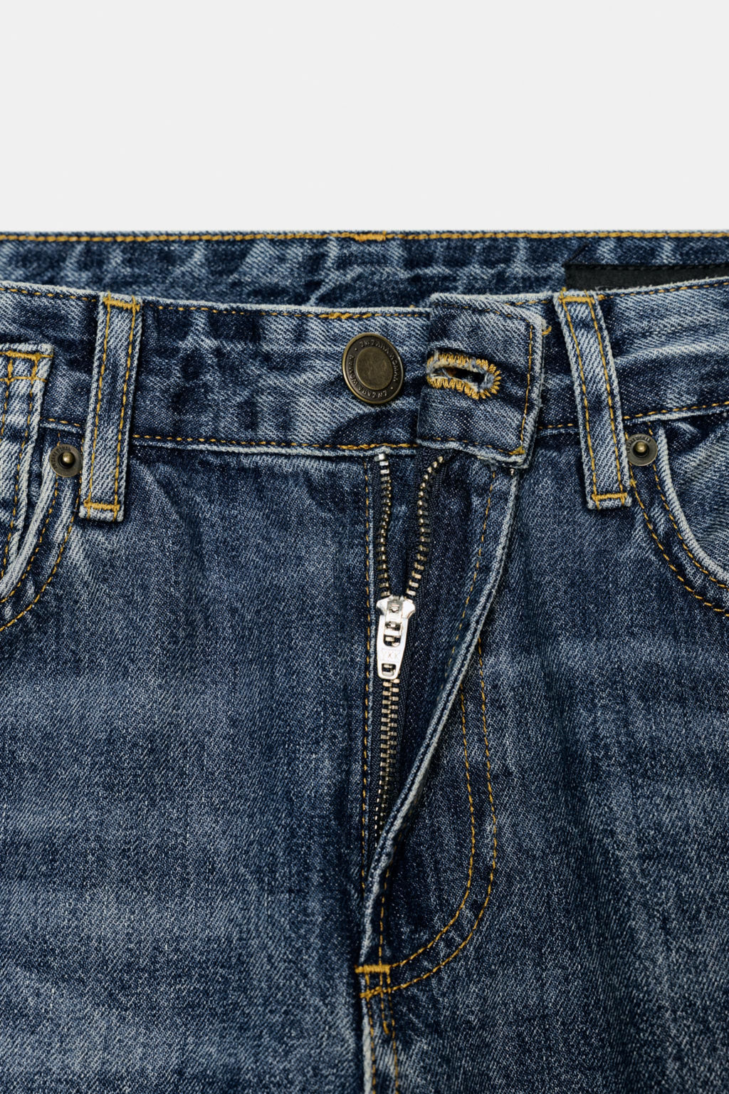 ZW COLLECTION MID-WAIST STRAIGHT-LEG JEANS - Zara фото 16