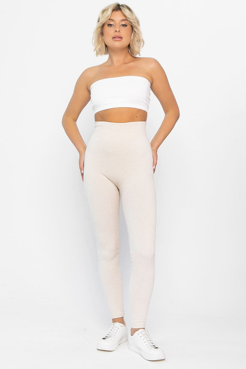 Лосины в рубчик утепленные - Lt collection фото 16