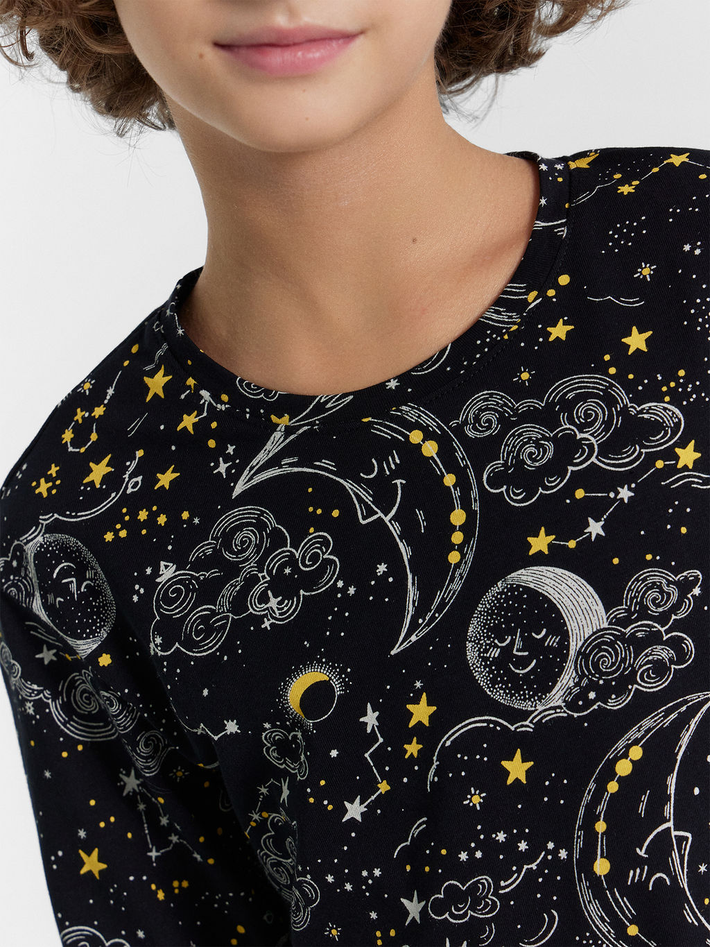 Комплект для мальчиков (джемпер, брюки) черный с созвездиями - Mark formelle фото 6