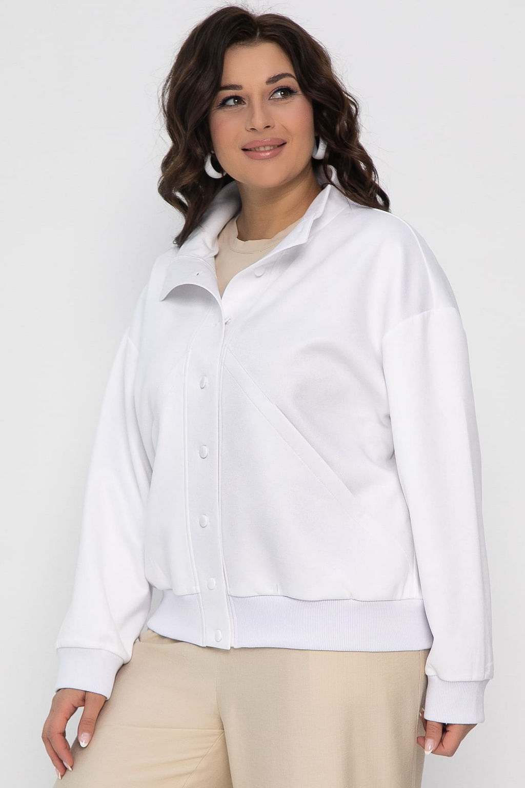Бомбер Моя мечта (белый) Б13359-13М - Lt collection фото 7