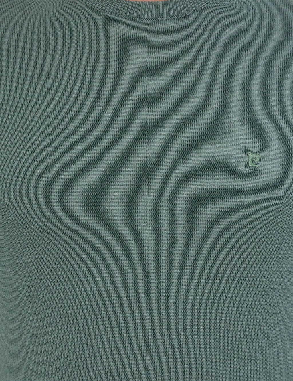 Ye_il Slim Fit Bisiklet Yaka Basic Triko Kazak - Pierre cardin фото 6