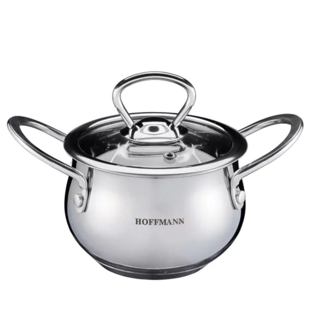 Кастрюля нерж. сталь, 1,1л.(12см) НМ 5332 - Hoffmann фото 4
