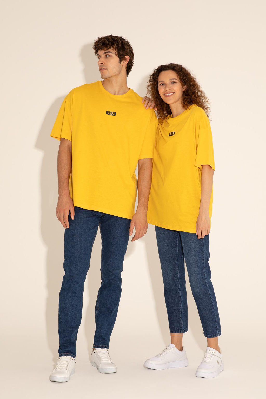 Футболка мужская U.S. Polo Assn хлопок шафрановая  фото 16