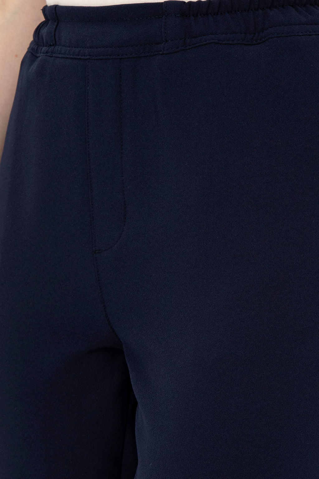 Kad_n Lacivert Harem Fit Kanvas Pantolon