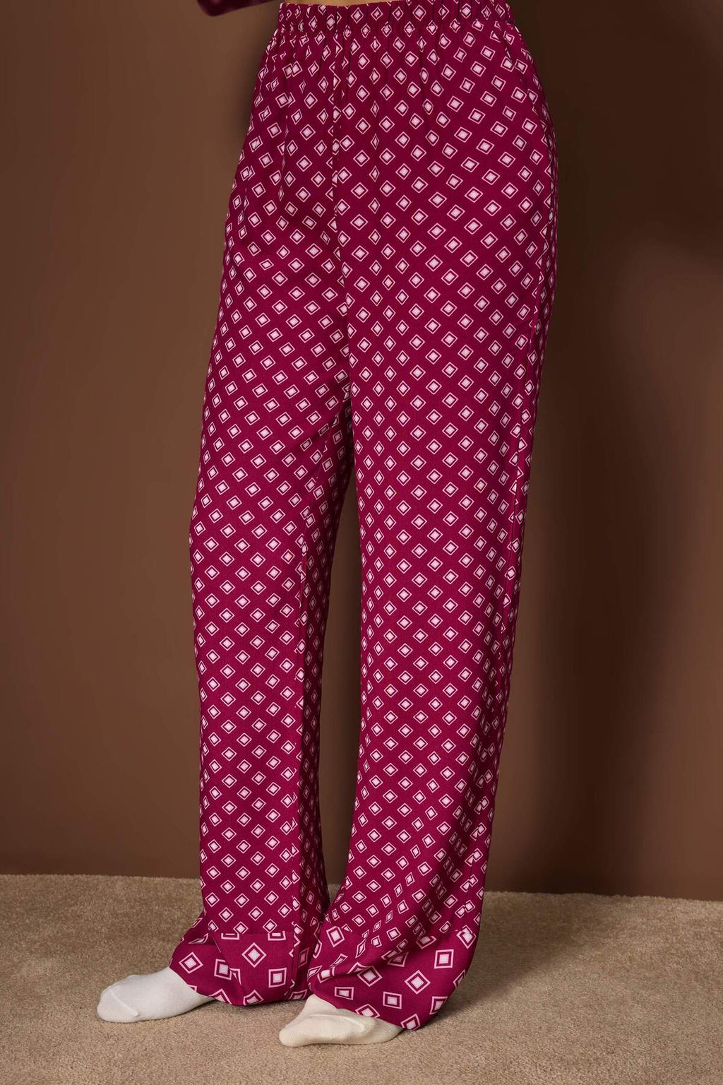 Murdum Etnik Shally Dokuma Pijama Tak?m? THMAW26PT00112 - Trendyolmilla фото 3