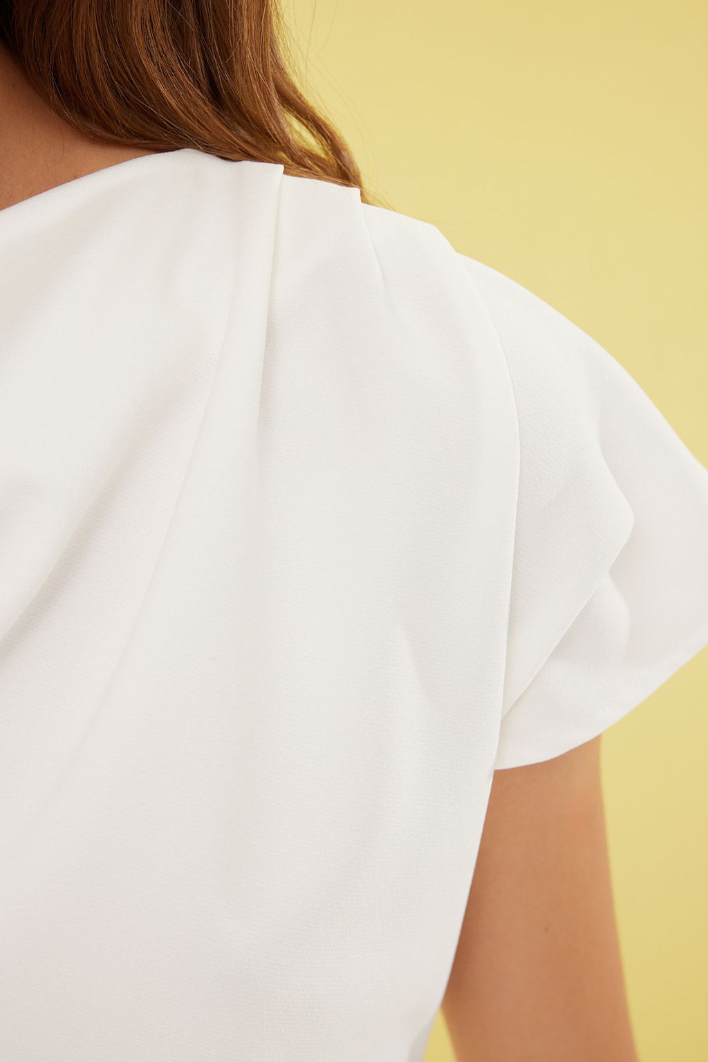 Siyah A Kesim Degaje Yaka Mini Dokuma Elbise TWOSS25EL00016 - Trendyolmilla фото 9