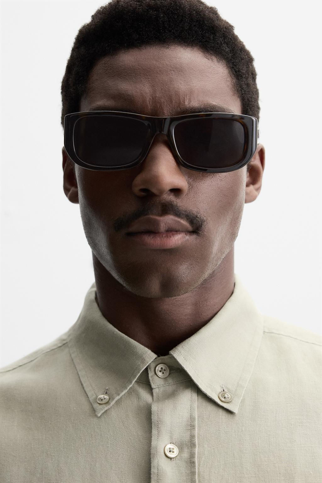 100% LINEN SHIRT - Zara фото 6