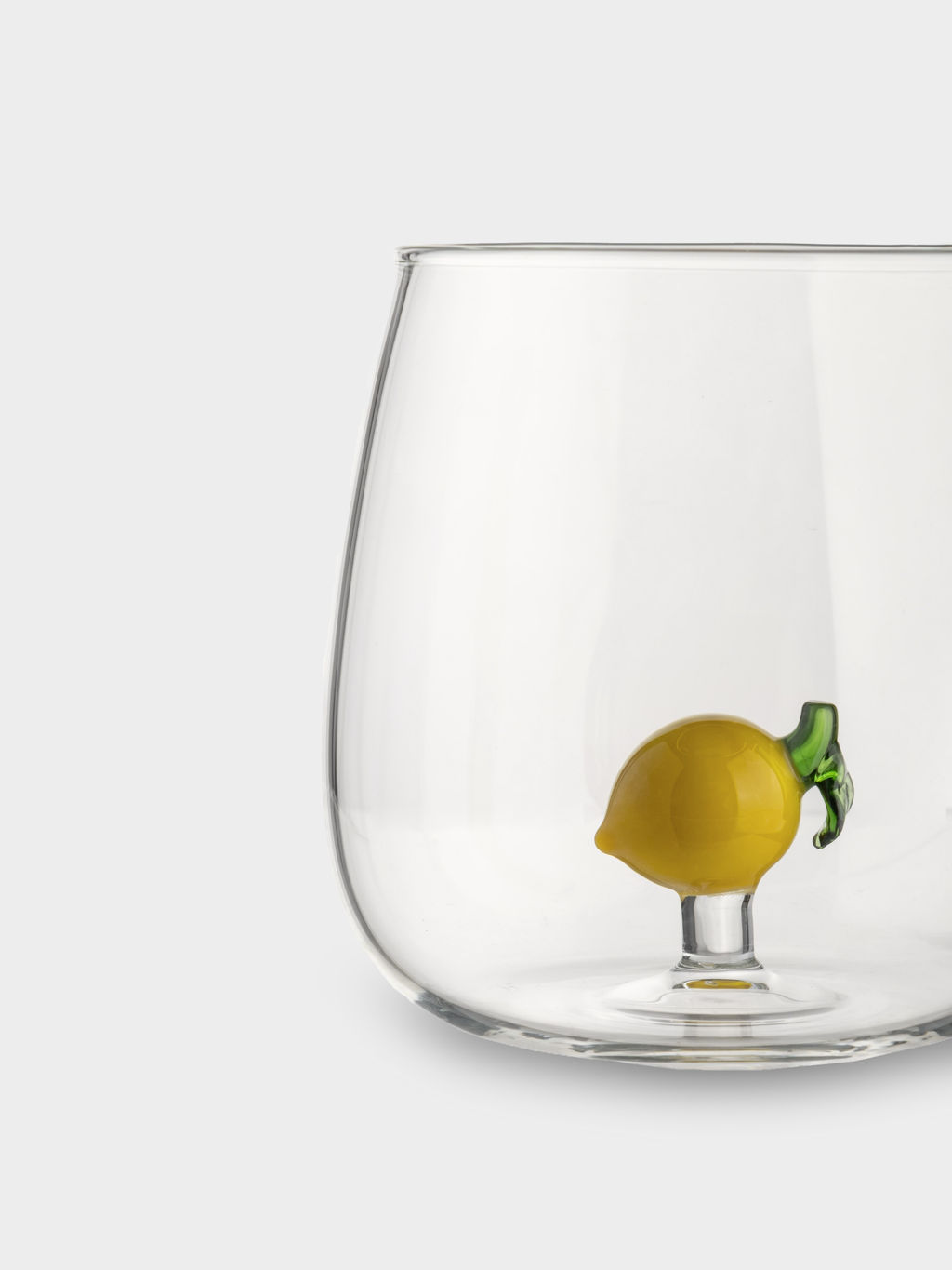 Кружка, 400 мл, стекло Б, зеленая ручка, Лимон, Lemon - Anna lafarg фото 4