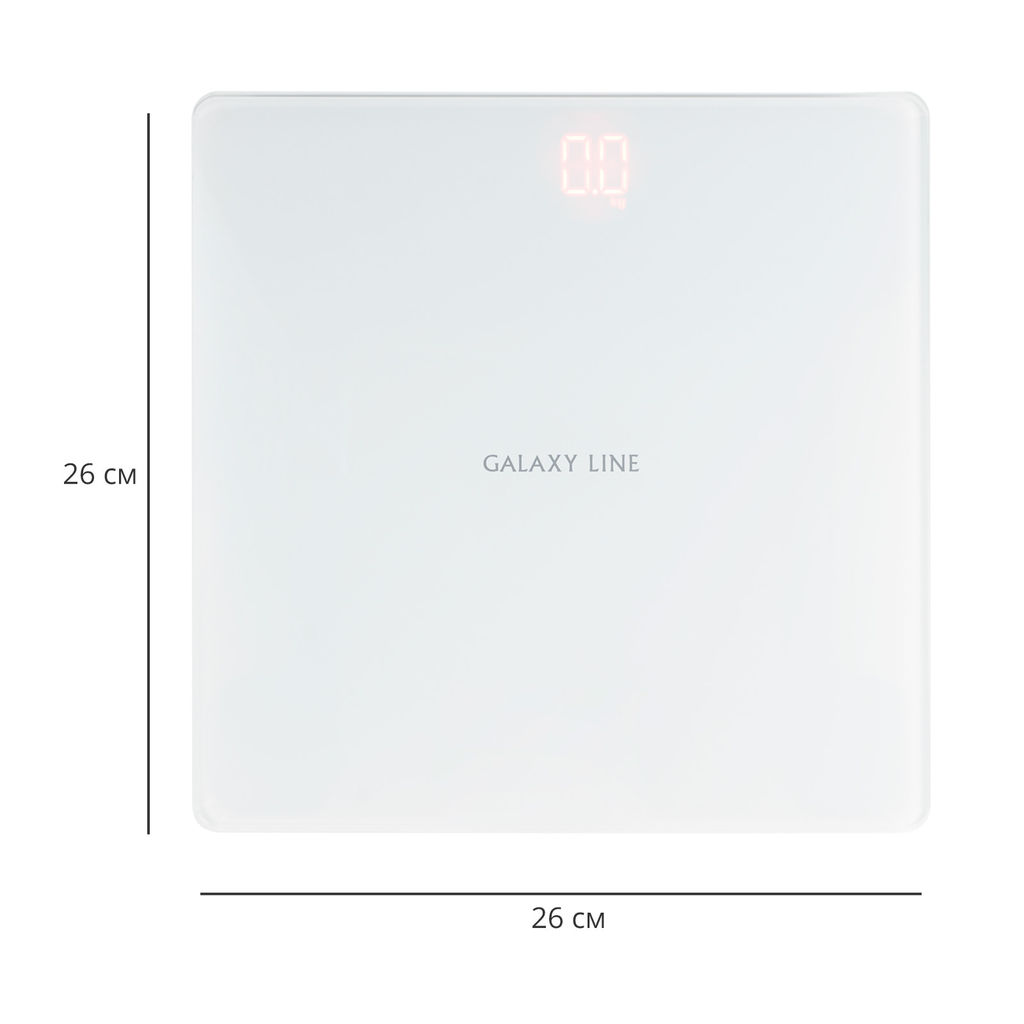 Весы напольные электронные GALAXY LINE GL4826/белый (видео в описании)  фото 2