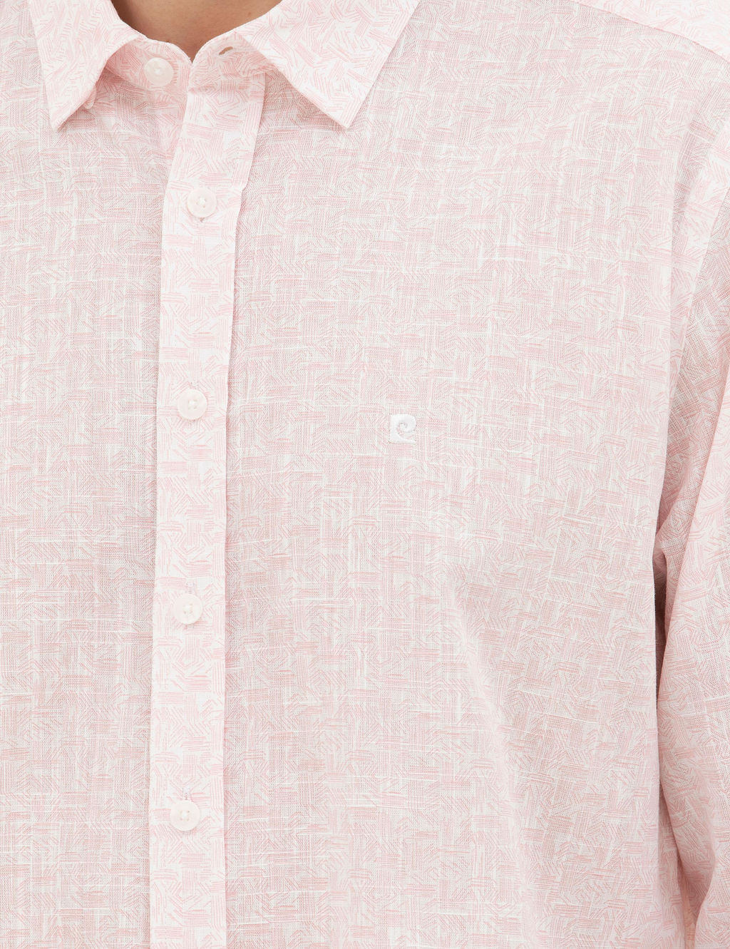Рубашка Pierre Cardin Acik Pembe Regular Fit светло-розовая