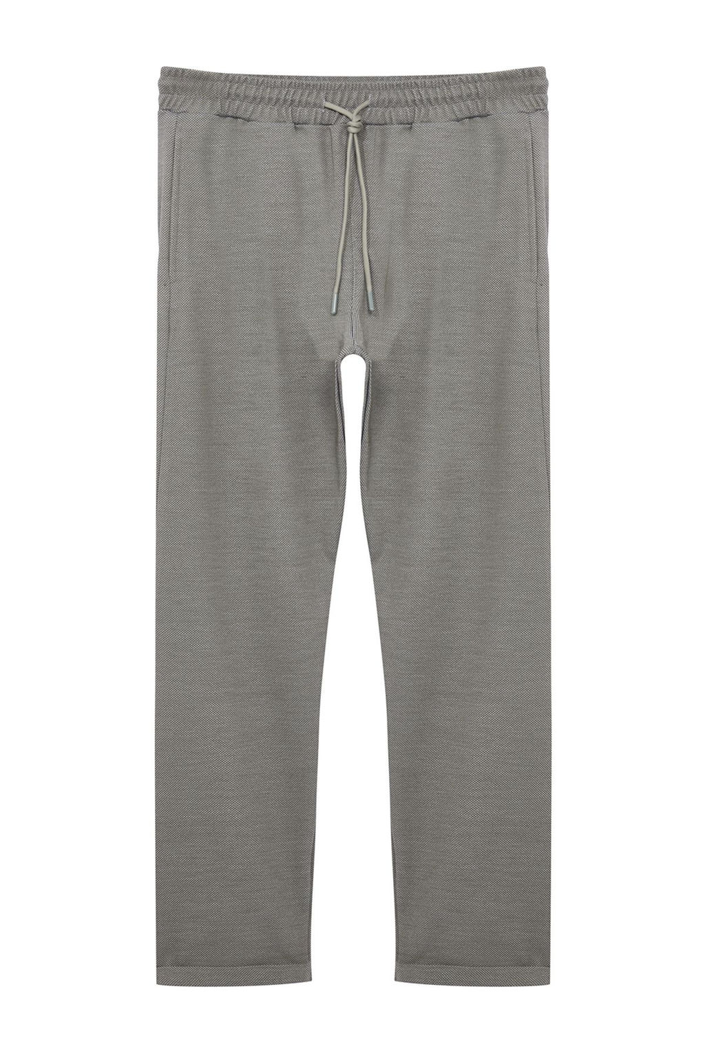 TRENDYOL MAN Bej Regular Fit Orme Esnek Rahat Beli Baglamal? Lastikli Duble Paca Kumas Pantolon TMNAW25PL00002 - Trendyolmilla фото 7