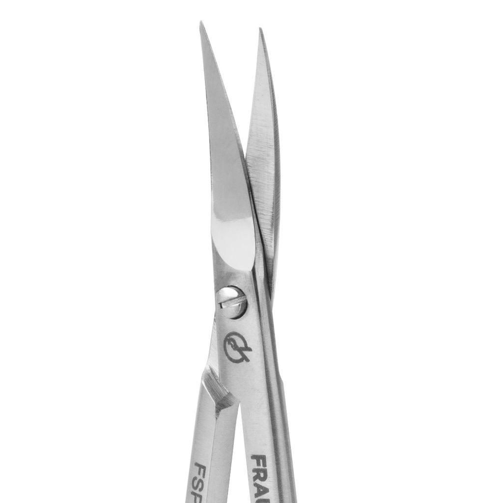 Frau Finger Ножницы маникюрные для кутикулы изогнутые / Professional FSP-112DP, матовые, ручная заточка, 9 см