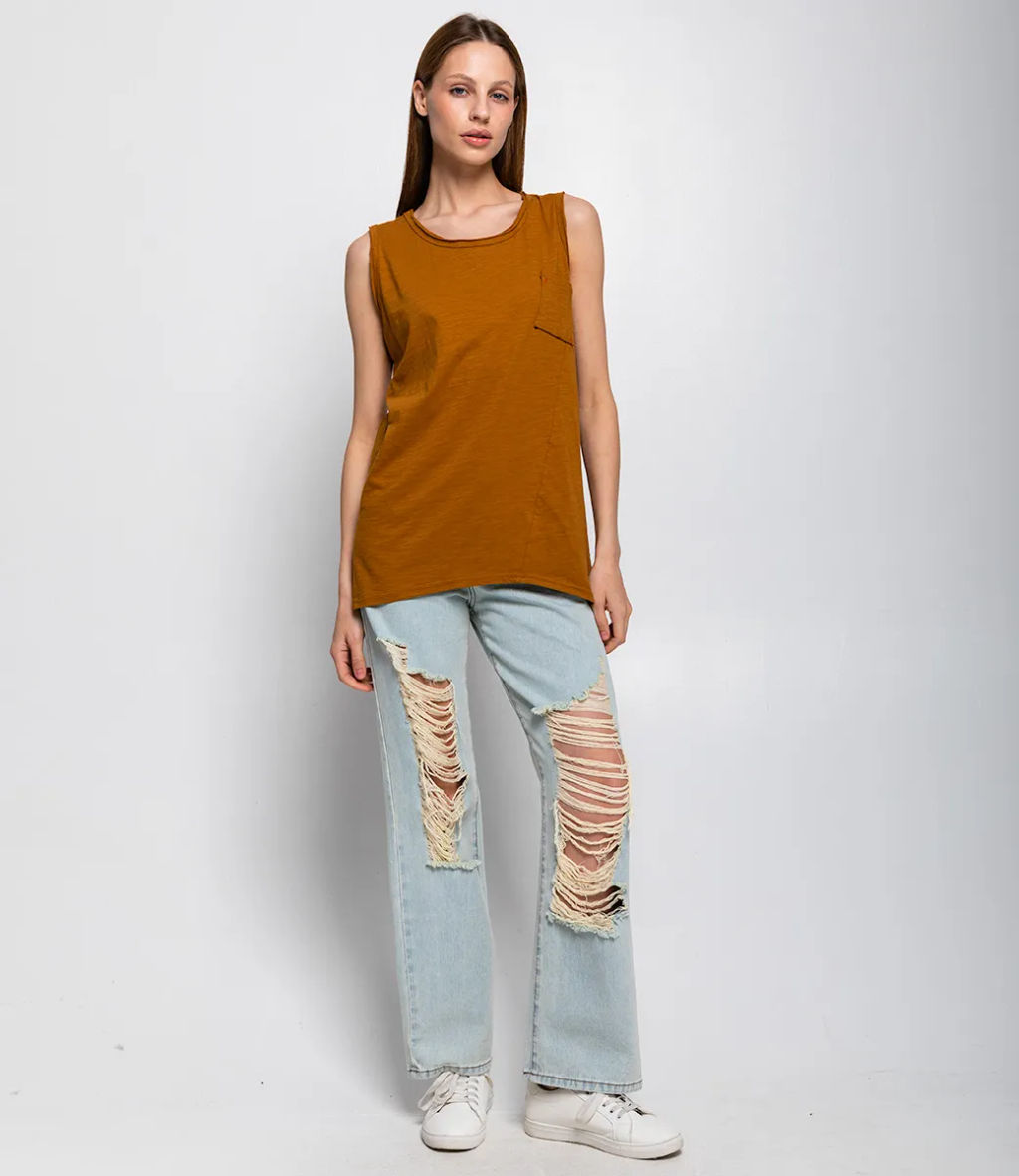 Майка #КТ1136 (2), терракотовый