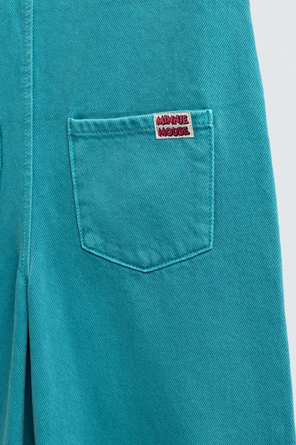 EMBROIDERED PATCH DENIM JUMPSUIT HARRY LAMBERT FOR ZARA X DISNEY  фото 4