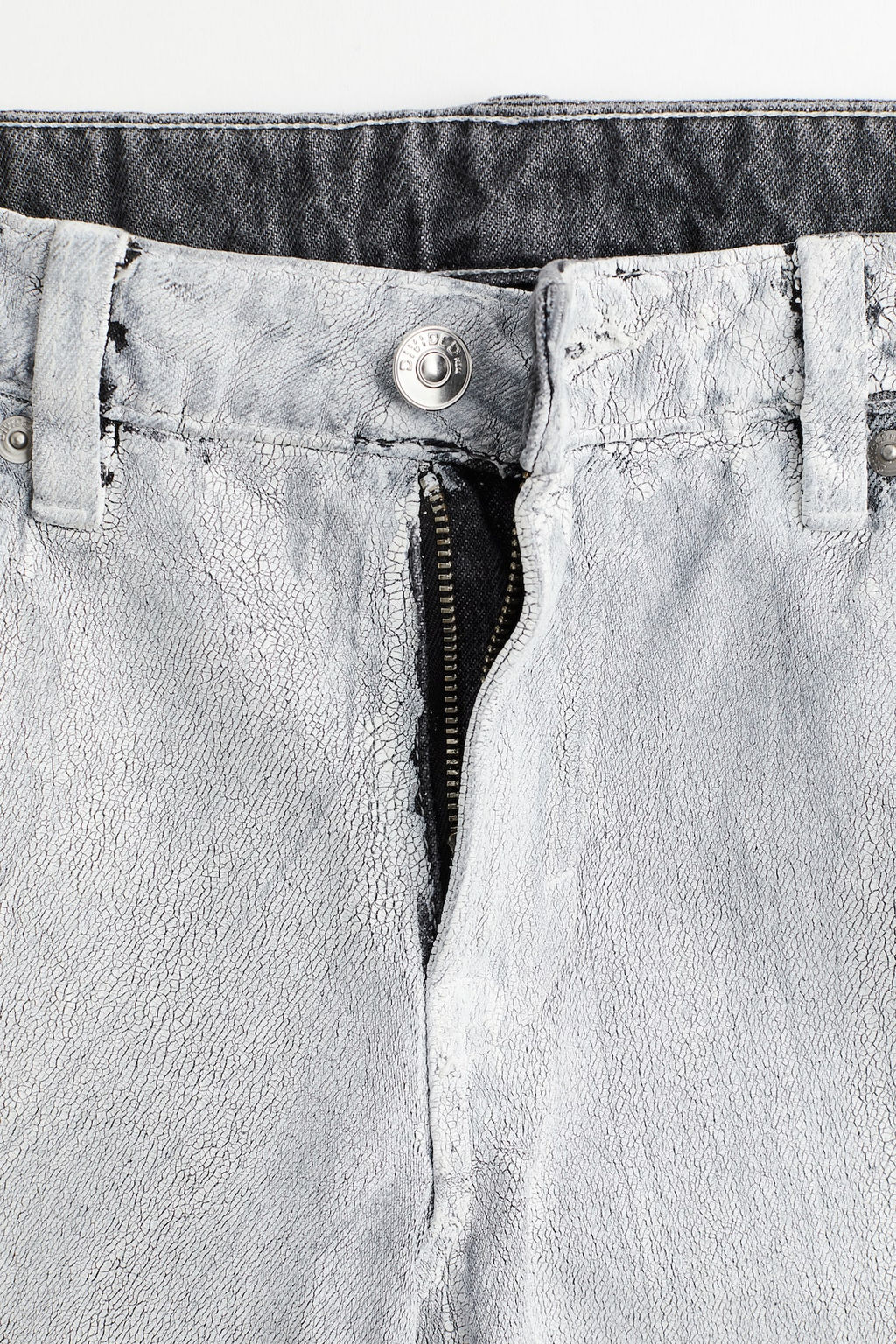 Pantalon de sarga efecto craquelado - H&m фото 7