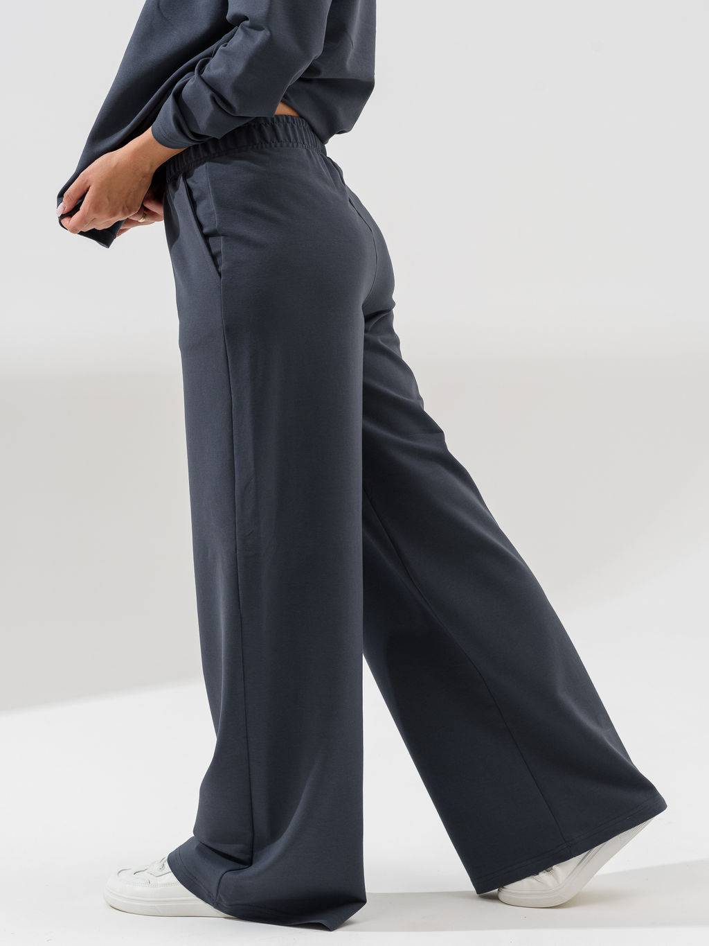 Костюм футер с брюками палаццо - Оптима фото 6