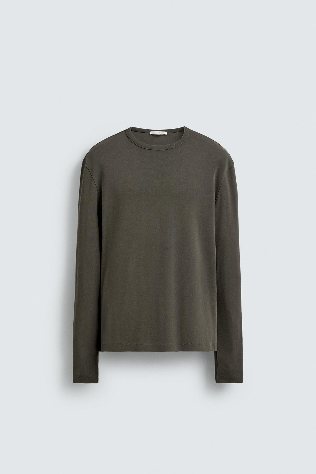 REGULAR FIT STRUCTURED T-SHIRT - Zara фото 6