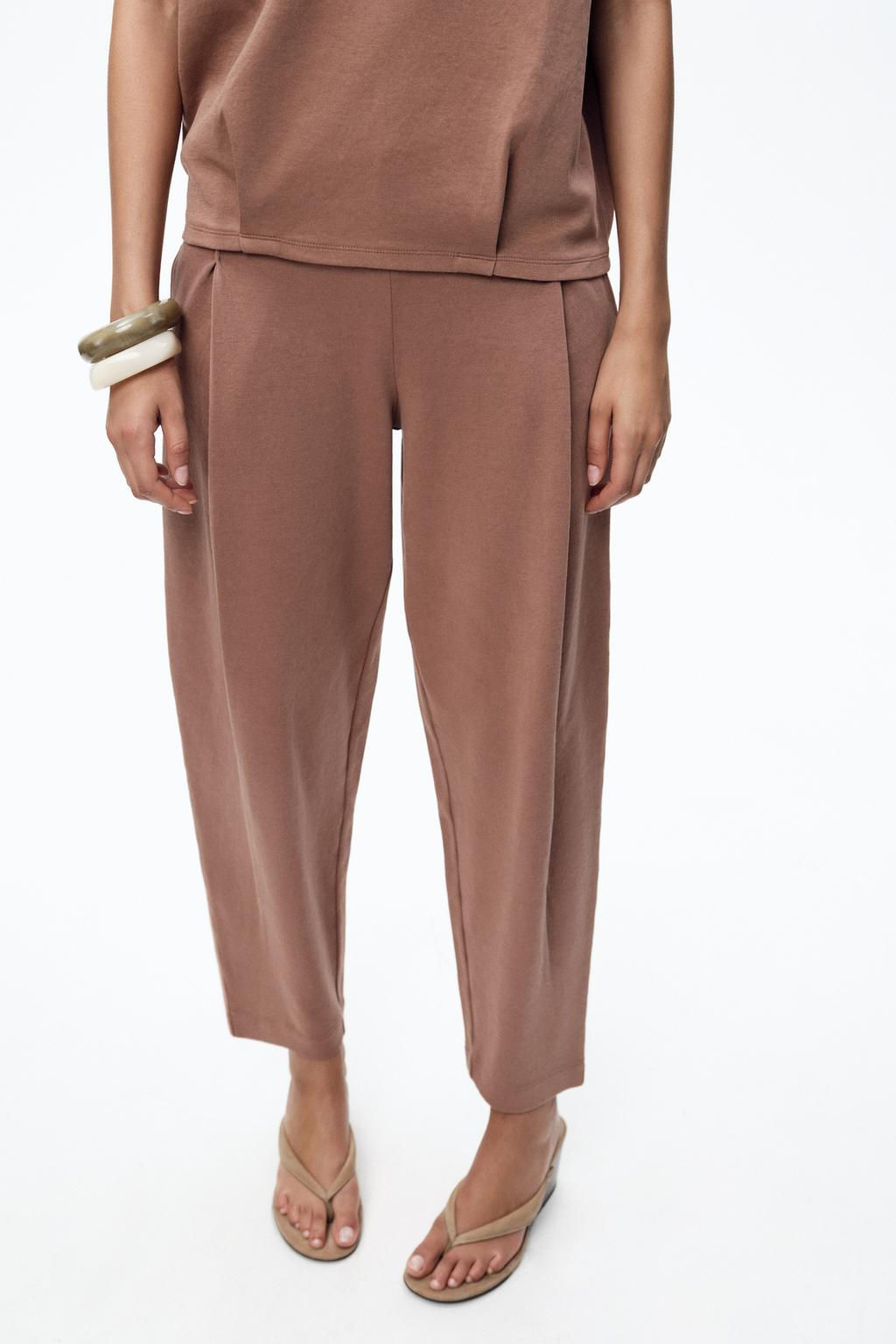 WASHED PLEATED TROUSERS - Zara фото 19