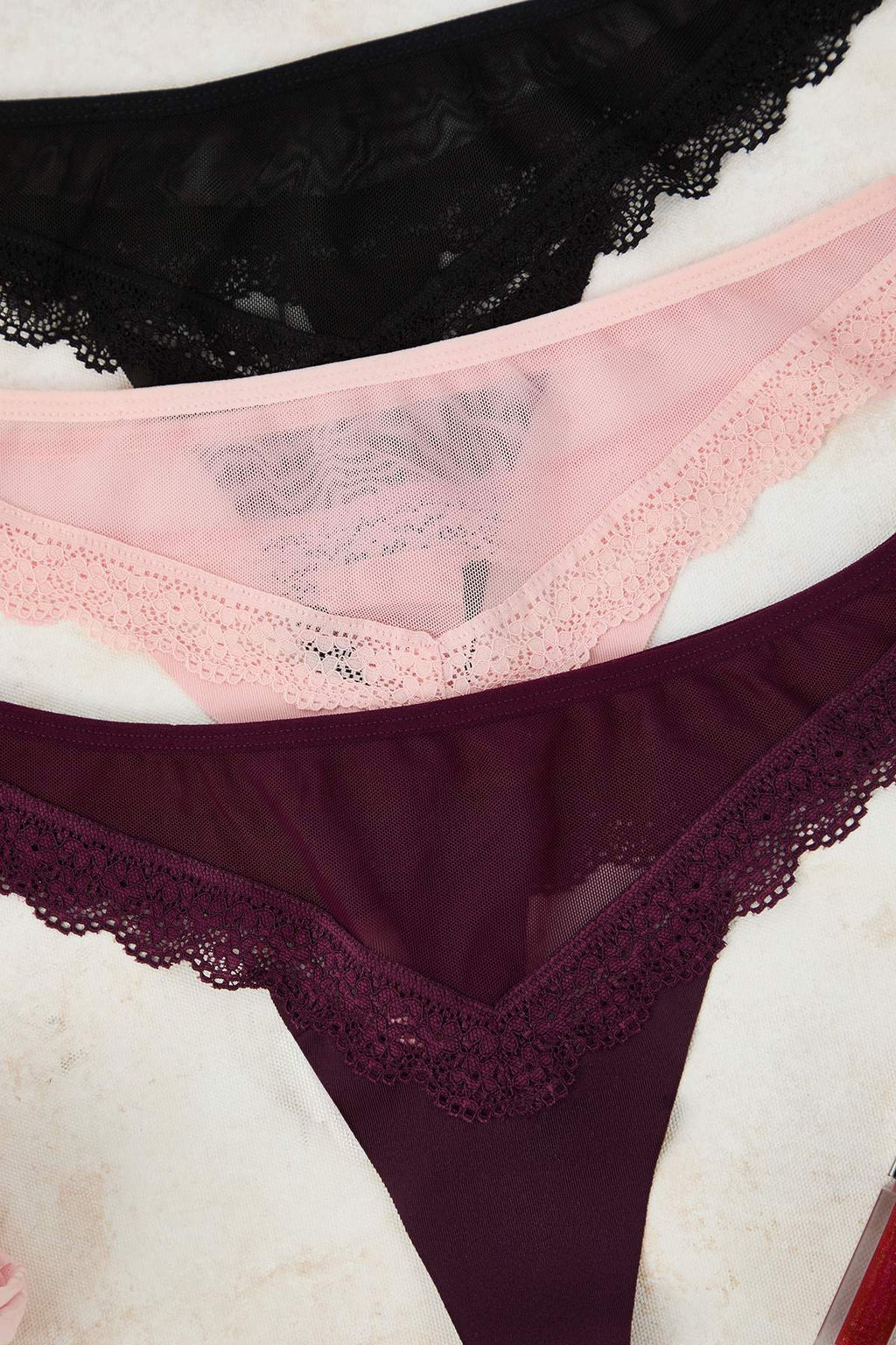 Cok Renkli 3lu Tul Bask?l? Tanga Kulot THMAW26KU00040 - Trendyolmilla фото 4