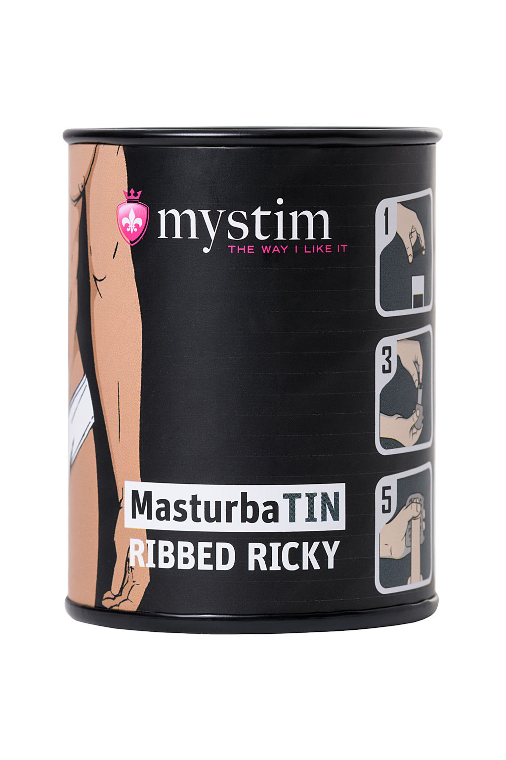 Набор мастурбаторов Mystim MasturbaTIN - BroOnTheGO Set, TPE, белый, 5,5 см  фото 6