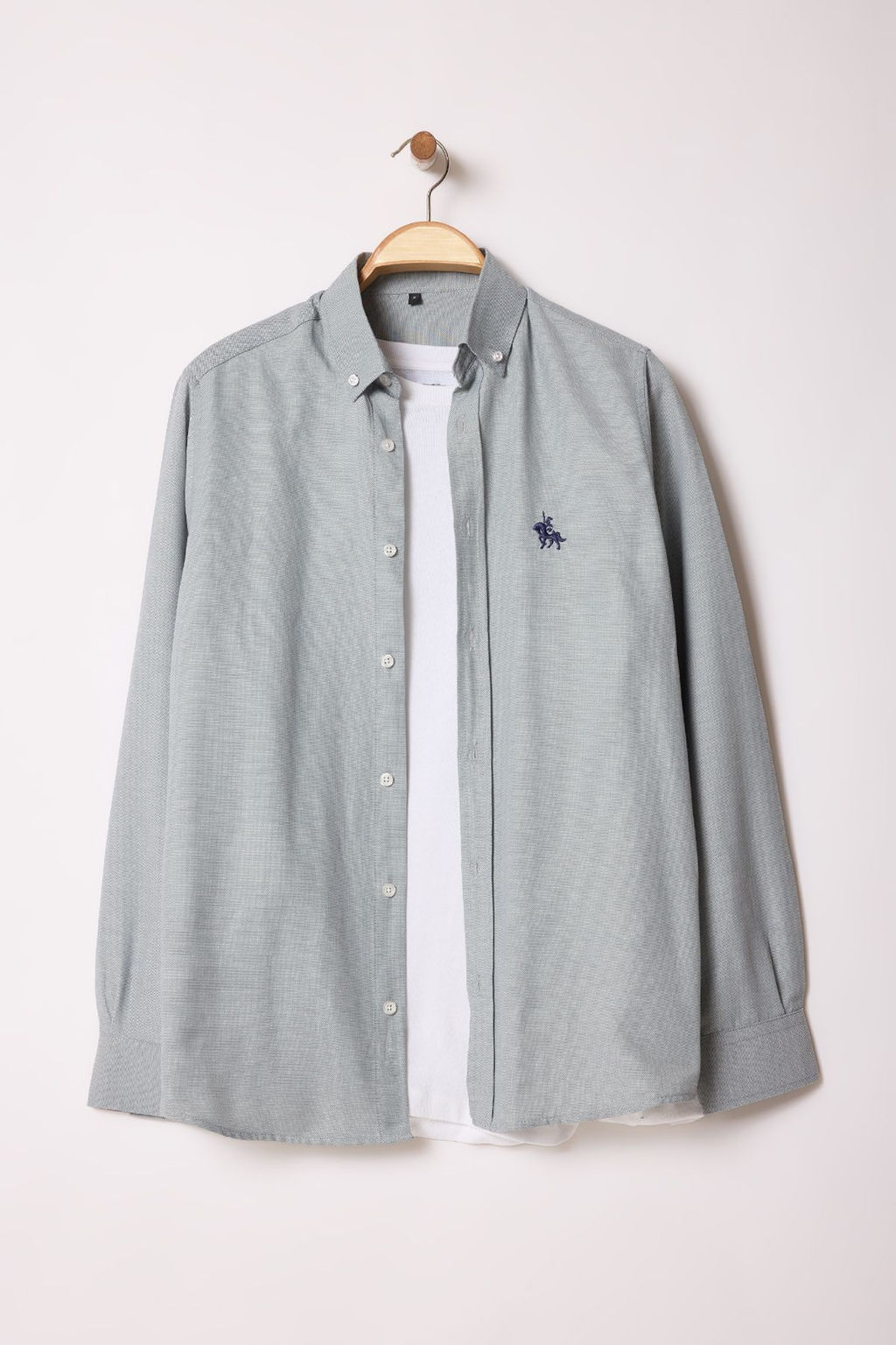 Haki Regular Fit Nak?s Detayl? Smart Gomlek TMNAW25GO00036