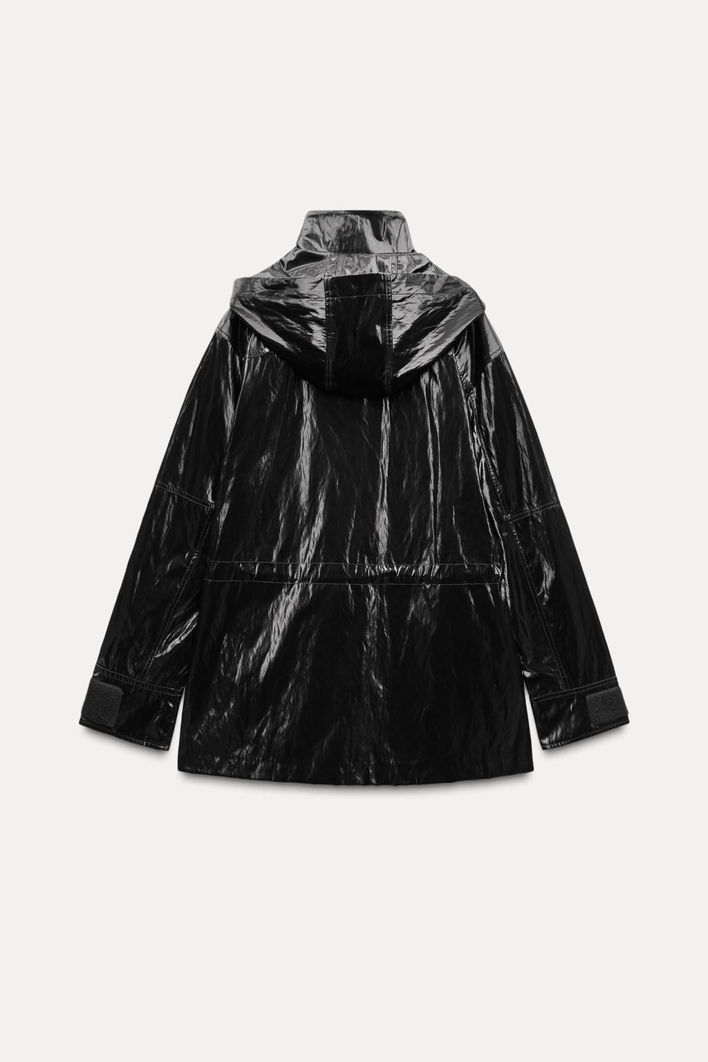 ZW COLLECTION HOODED CROPPED JACKET - Zara фото 2