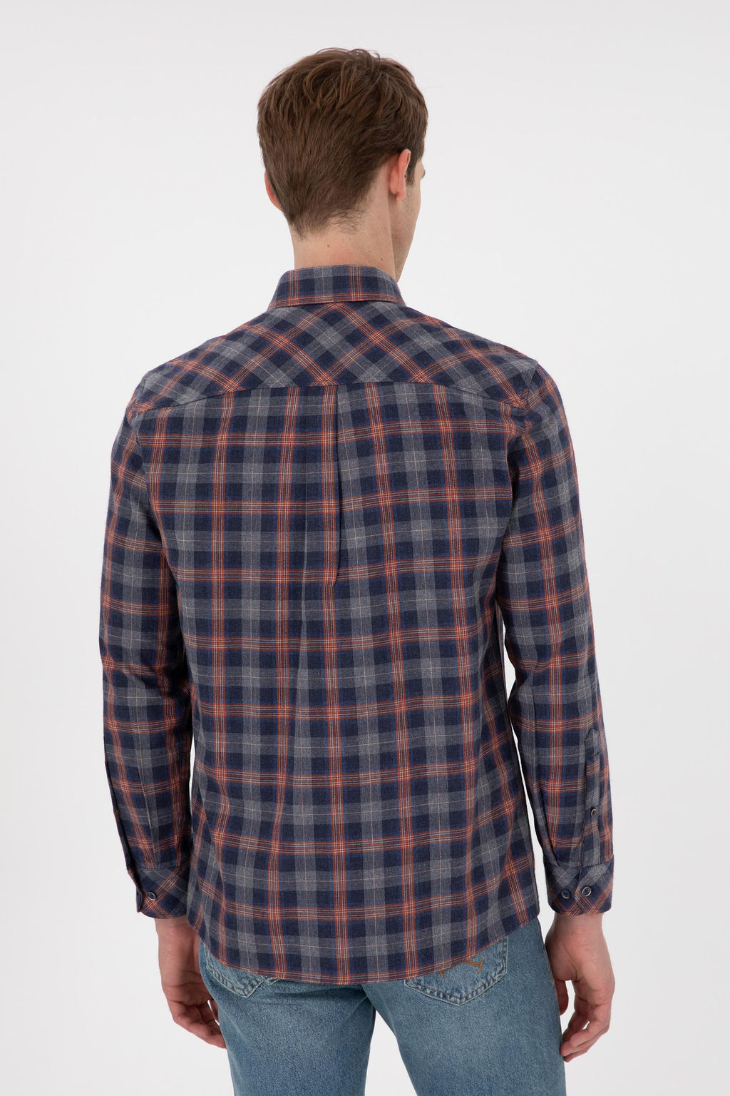 Мужская темно-синяя рубашка с длинным рукавом Неожиданная скидка в корзине - U.s. polo assn фото 5