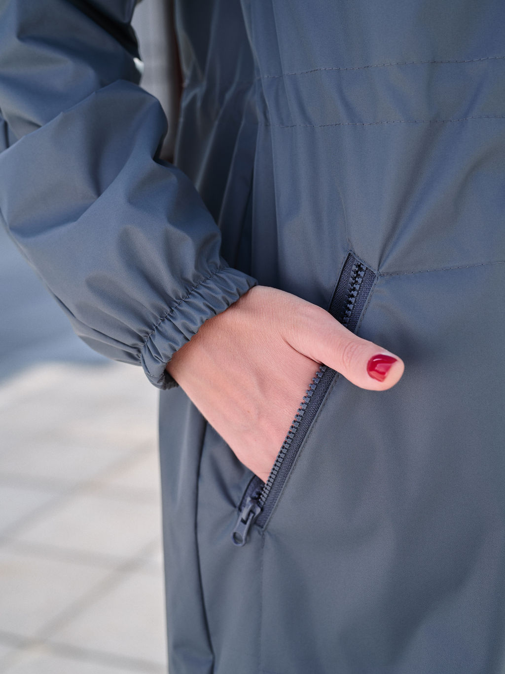 Ветровка "Элемент" серый