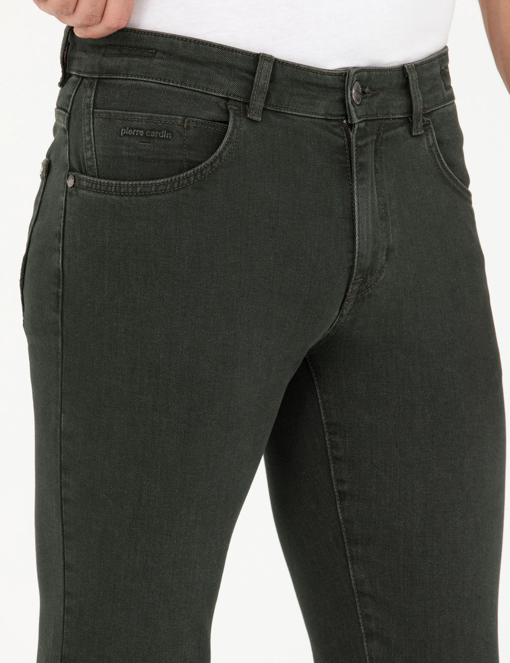 Ye_il Slim Fit Jean Pantolon