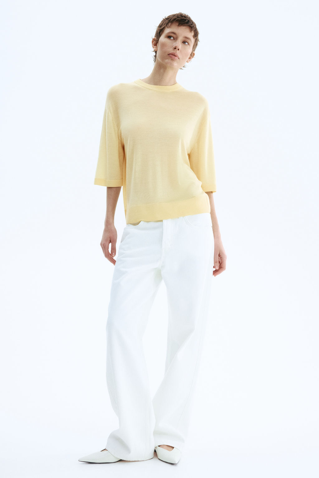 Camiseta de lana merino - H&m фото 6