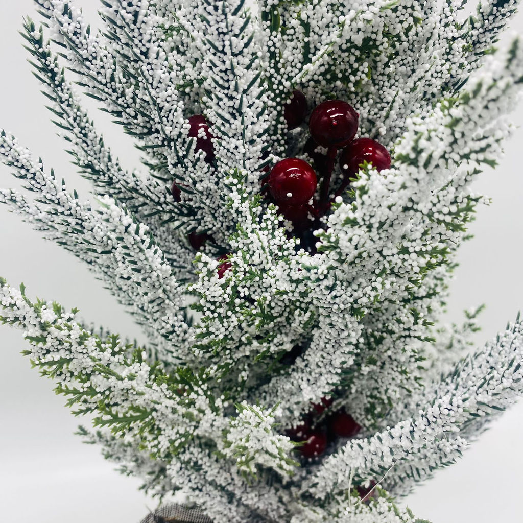 Декоративное новогоднее украшение - Зимняя веточка с ягодами (арт. 112) - Ип лебедев о.ю фото 3