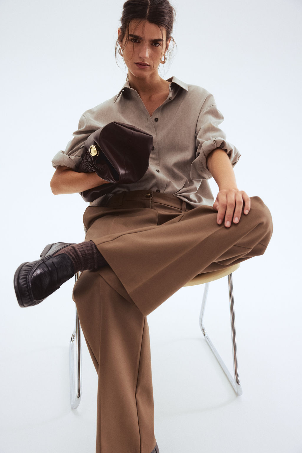 Pantal?n bootcut - H&m фото 6