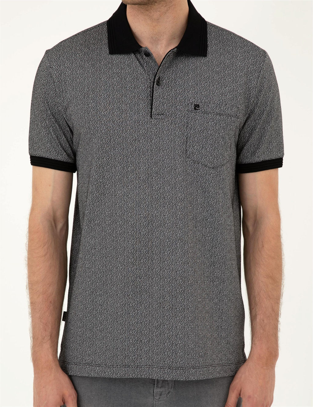 Siyah Regular Fit Ti__rt - Pierre cardin фото 6