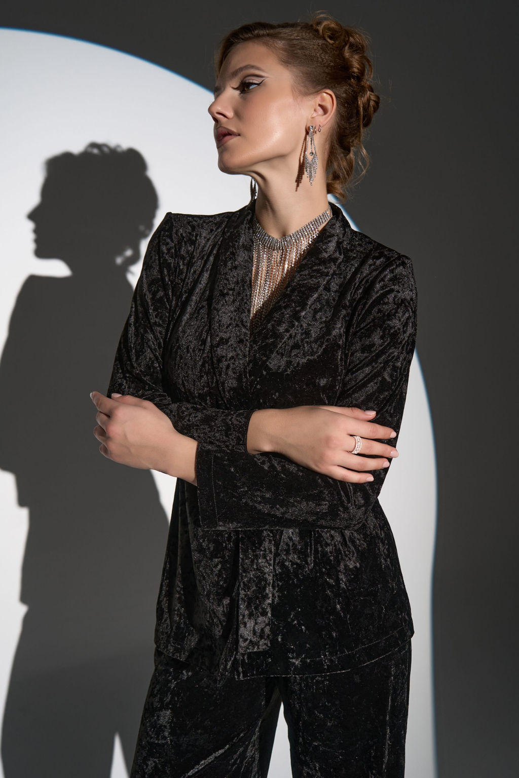 Брюки Эдит (чёрный) - Эльза фото 26