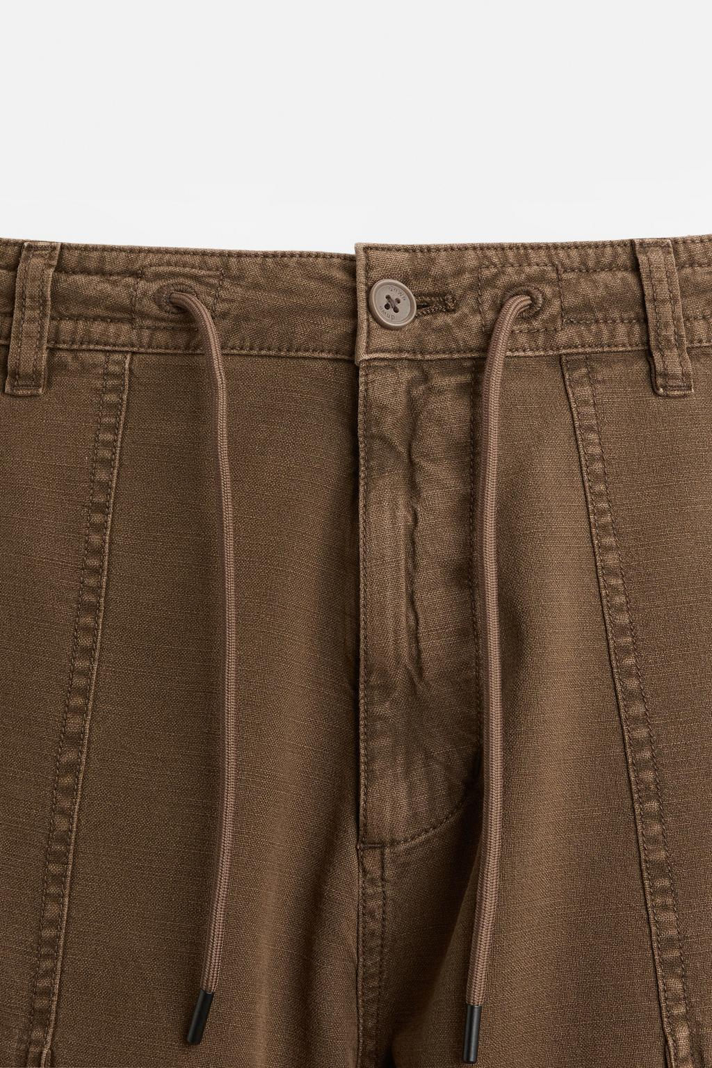 CARGO PARACHUTE TROUSERS - Zara фото 4
