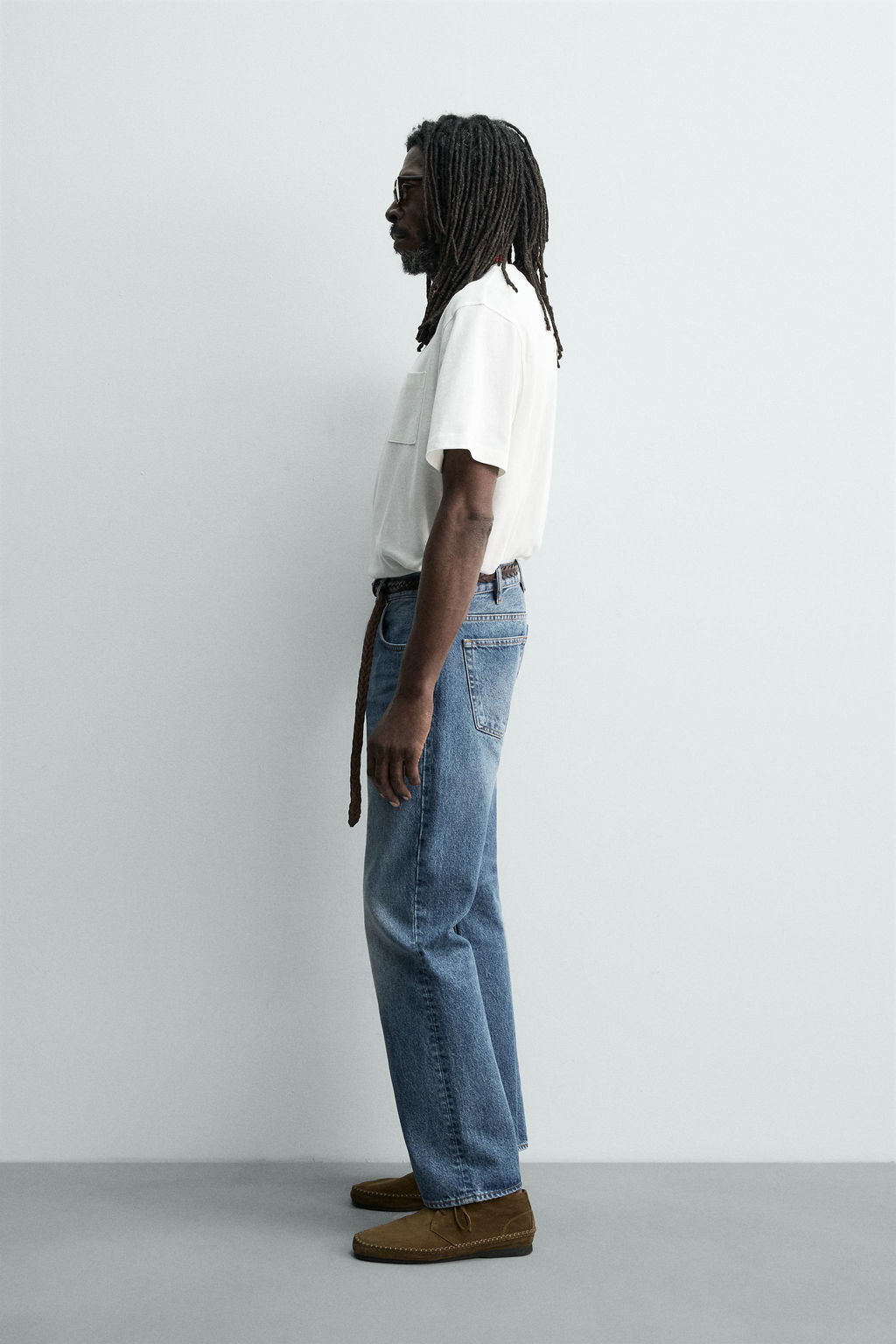 CAMISETA BOLSILLO AARON LEVINE X ZARA / Crudo