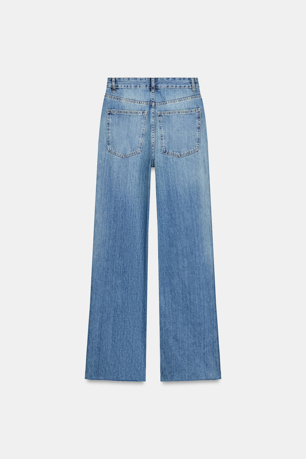JEANS TRF WIDE LEG TIRO ALTO / Azul - Zara фото 7