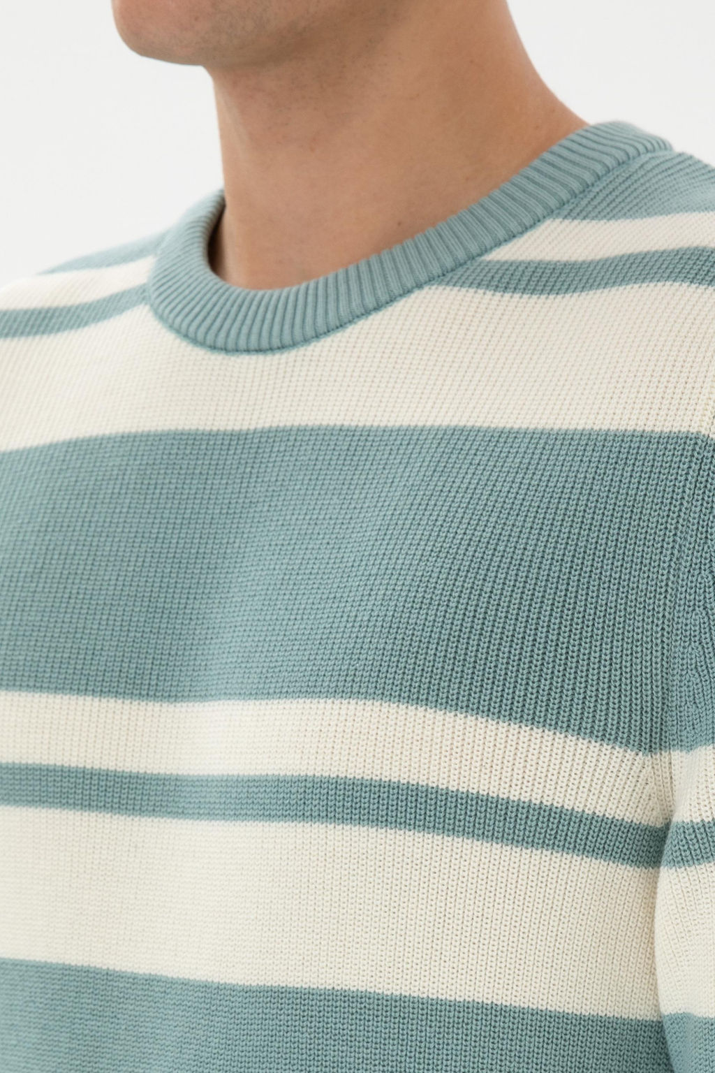Erkek Regular Fit Bisiklet Yaka Mint Kazak - U.s. polo assn фото 7