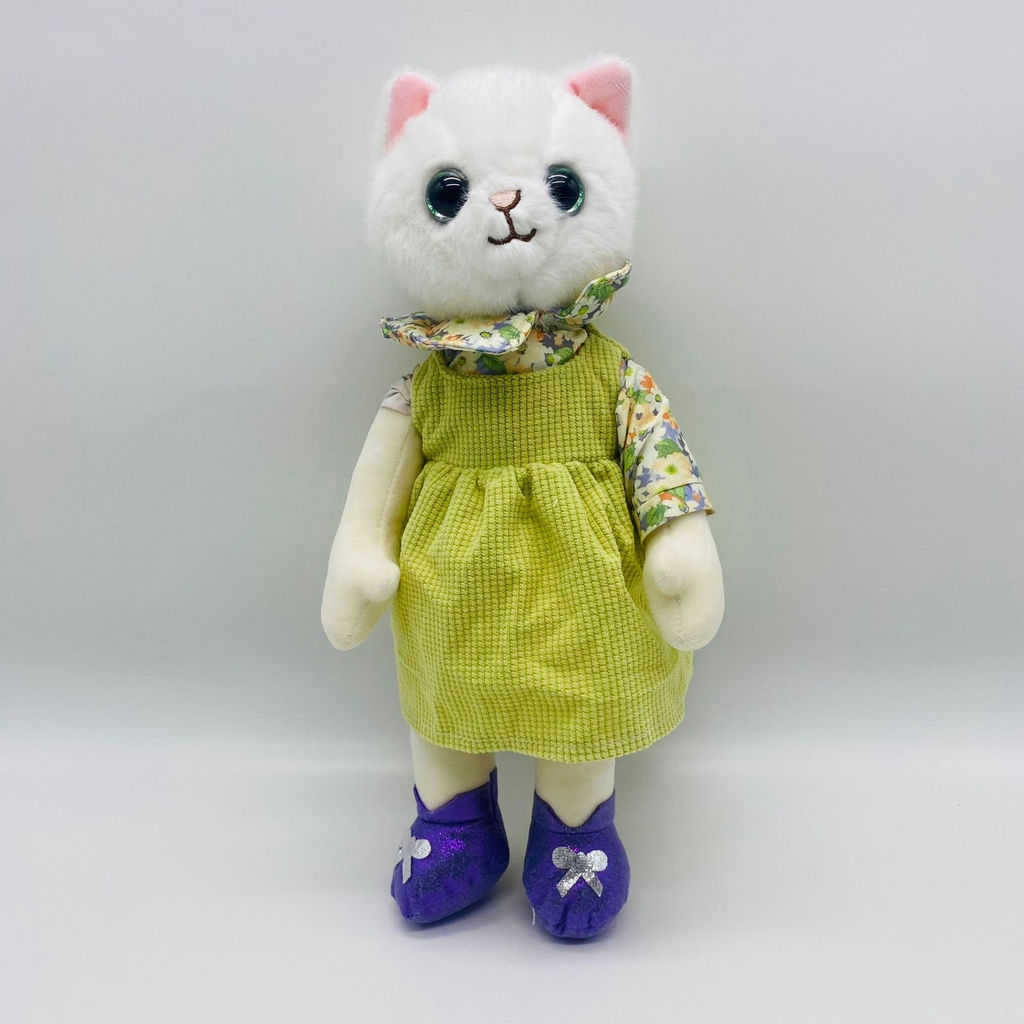 Мягкая игрушка Кошка белая в сарафане - Storyland фото 6