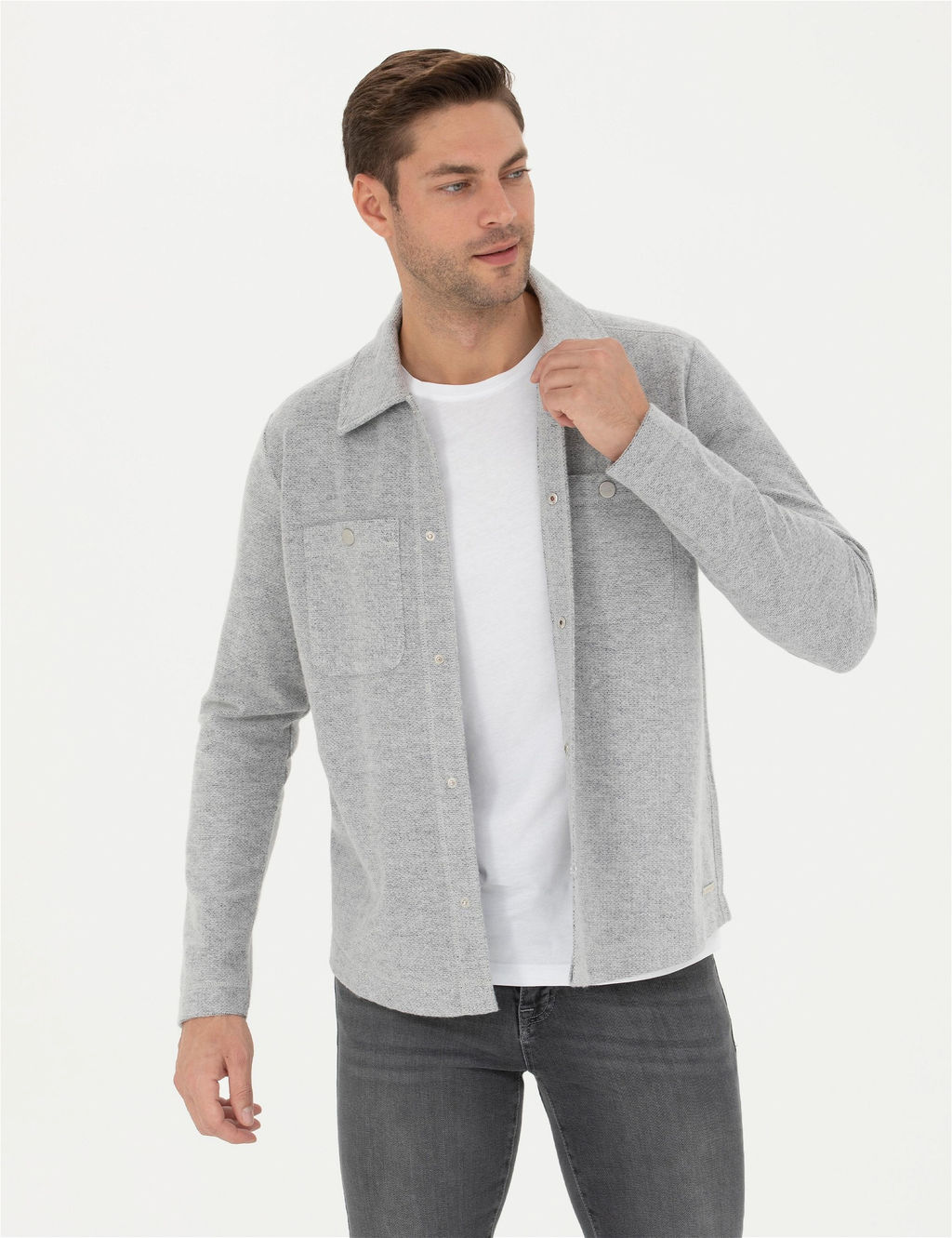 Gri Melanj Regular Fit _rme G_mlek
