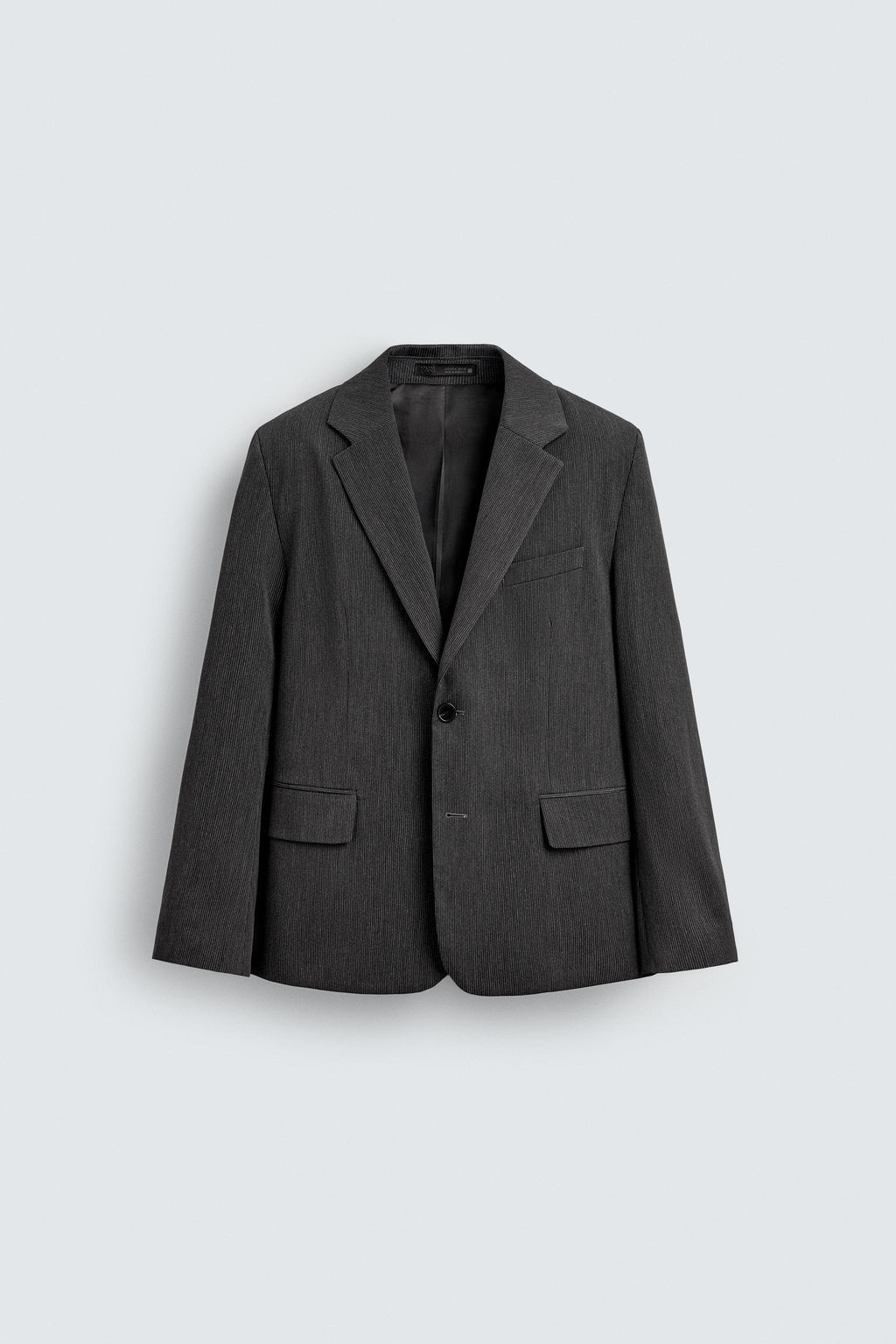 STRIPED OVERSIZE FIT BLAZER - Zara фото 7