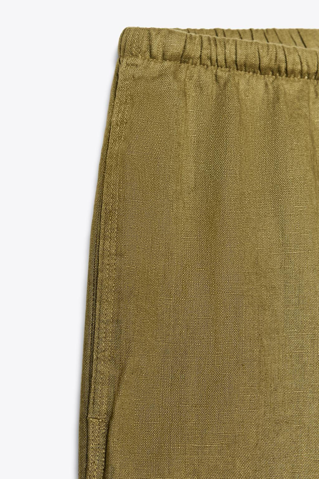 ZW COLLECTION 100% LINEN PALAZZO TROUSERS - Zara фото 11