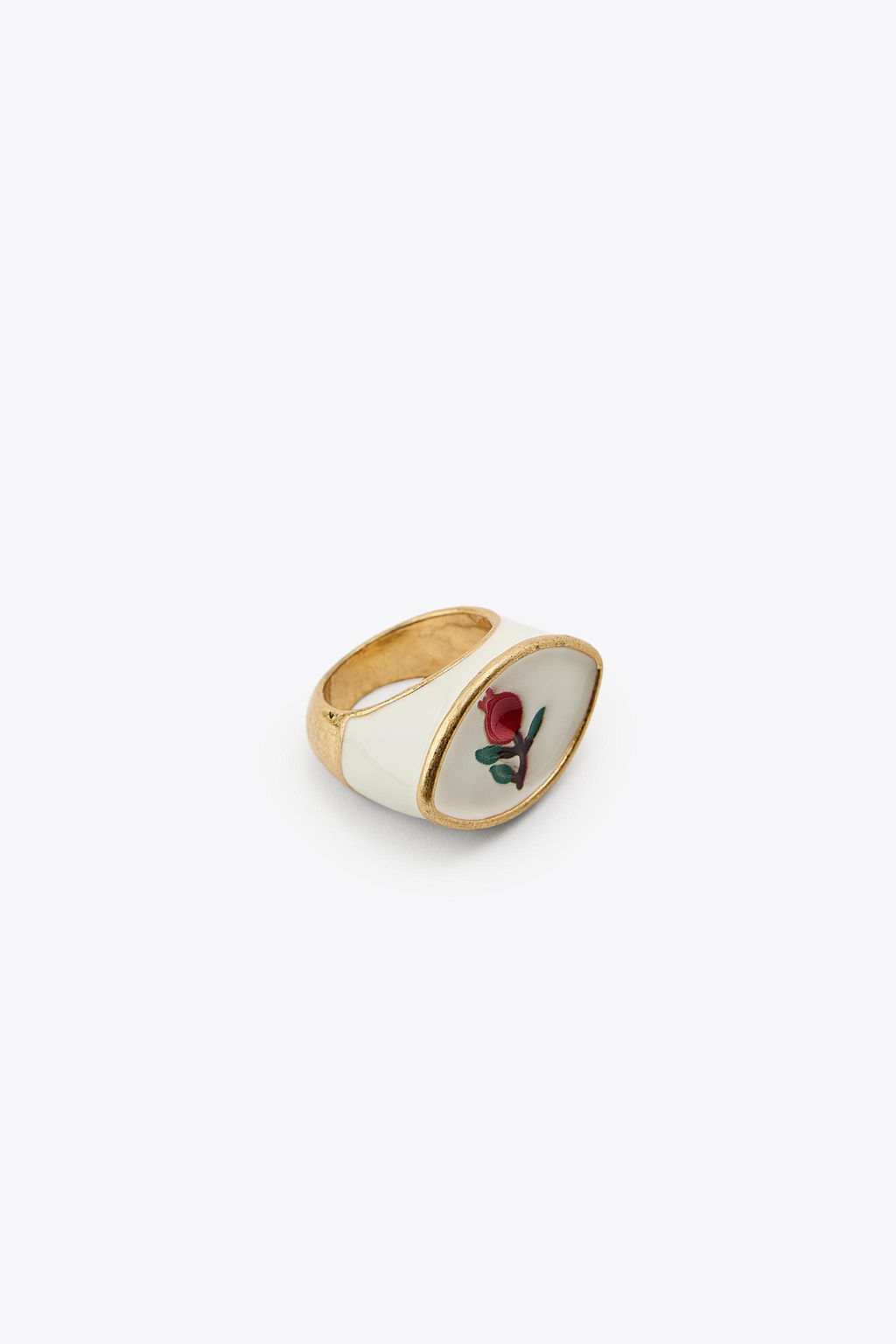 PACK OF 3 PALM TREE FLOWER RINGS - Zara фото 4